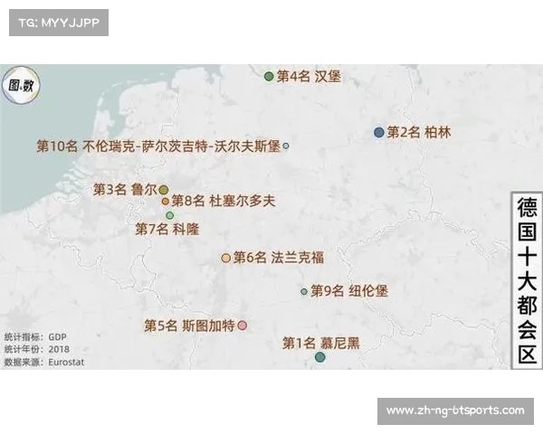 德甲球队分布地图2024年版及城市足球热度